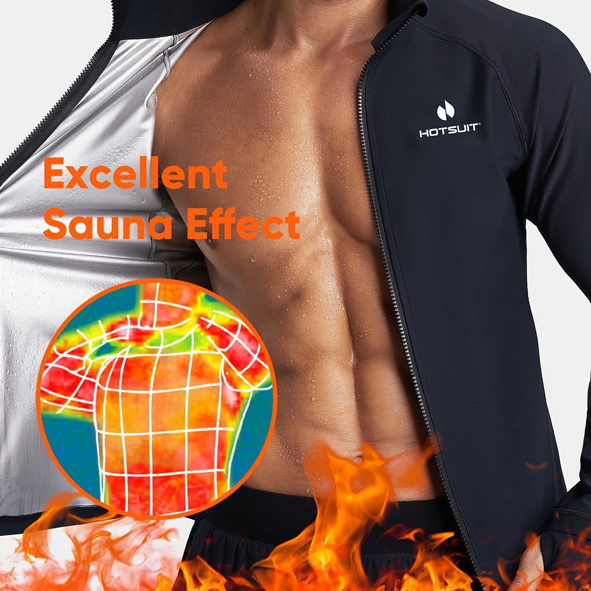 Hotsuit - Long Sleeve Sauna Compression Jacket for Gym