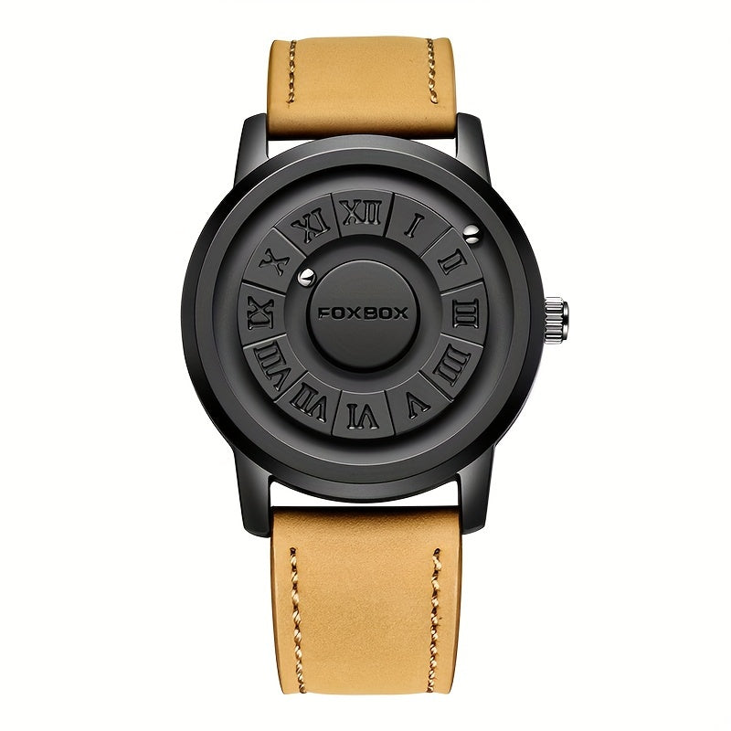 FOXBOX - Mens Quartz Watch with Magnetic Beads