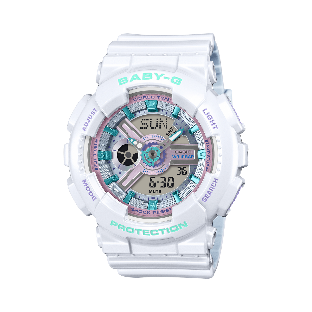 Baby-G Womens 100m Standard - BA-110MC-7ADR