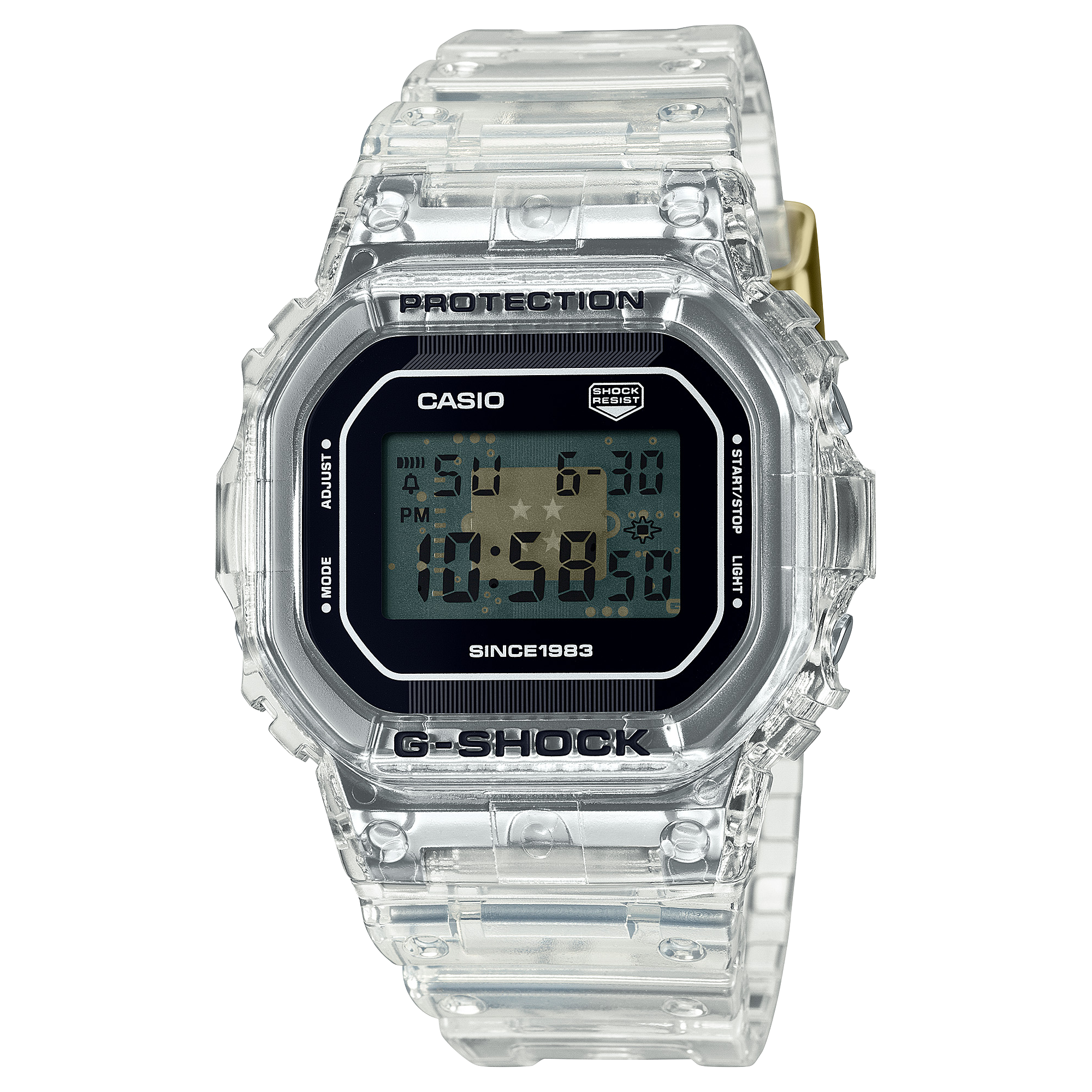 G-Shock Mens 200m Clear Remix Limited Edition - DW-5040RX-7– TCS