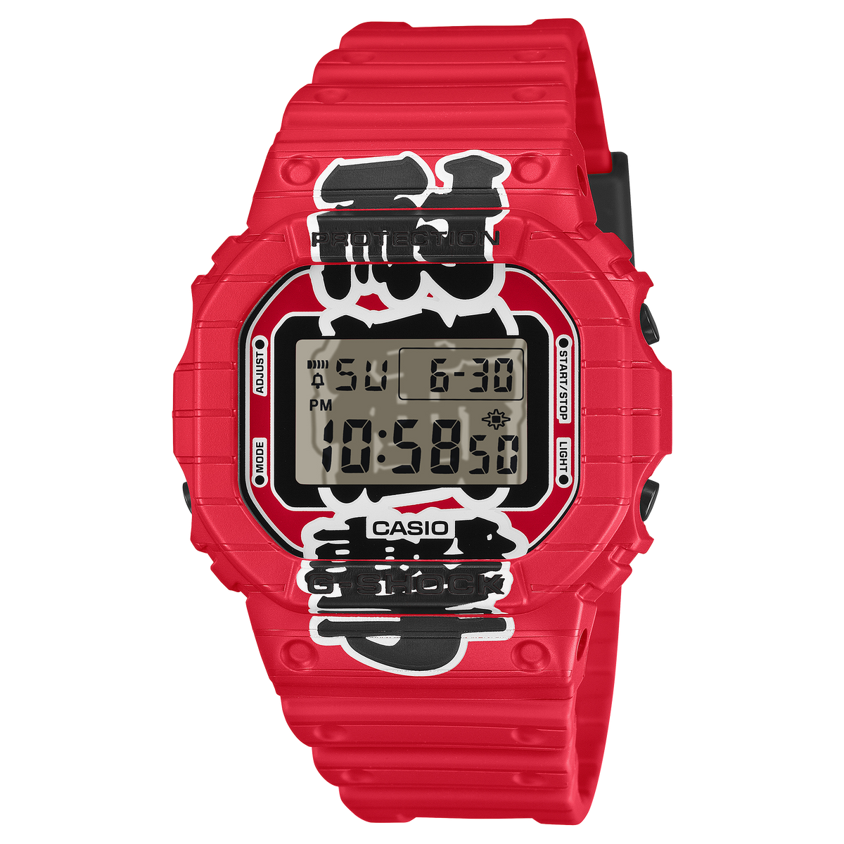 G-Shock Mens 200m Akachochin - DW-5600AKA-4