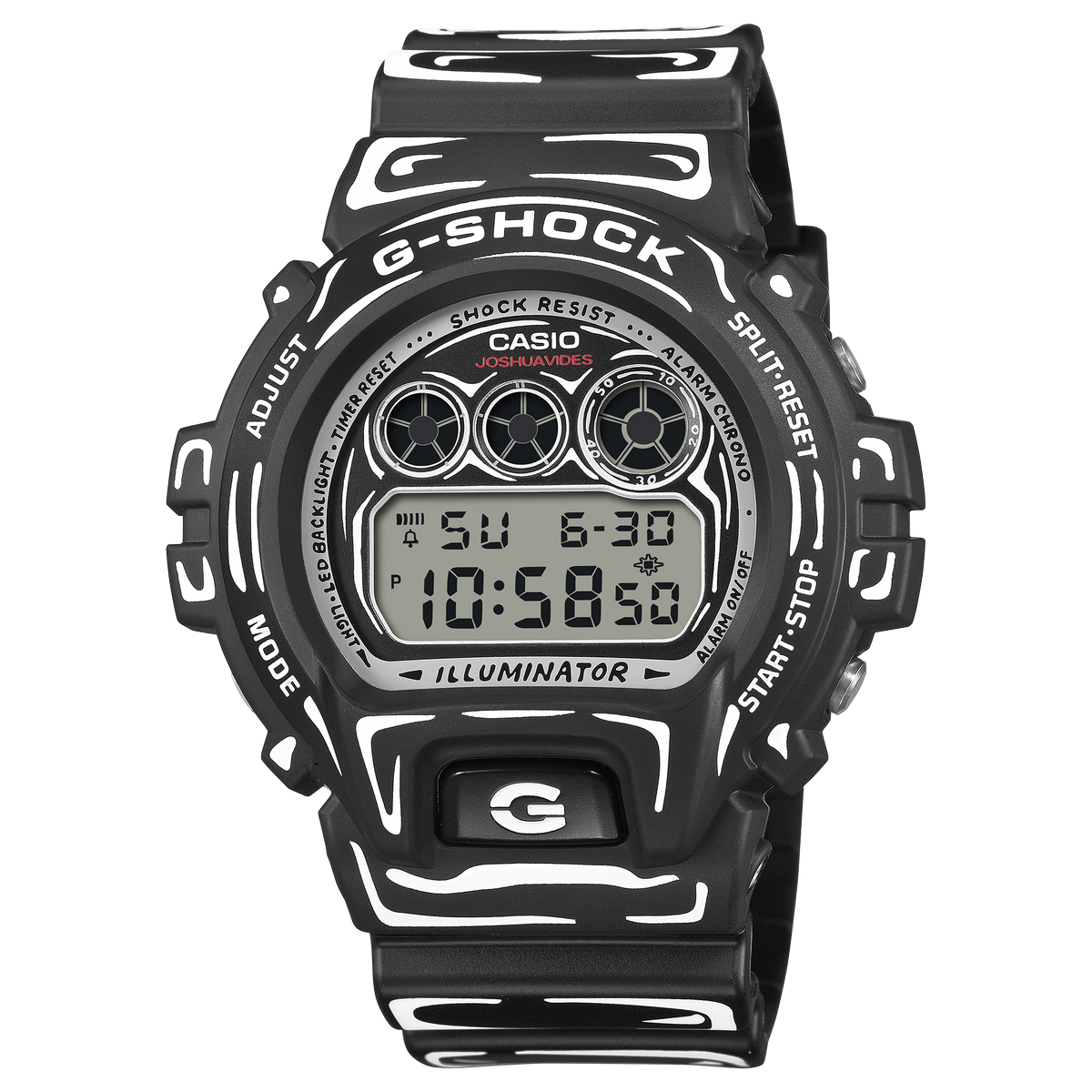 G-Shock Mens 200m Joshua Vides Collaboration - DW-6900JV-1DR