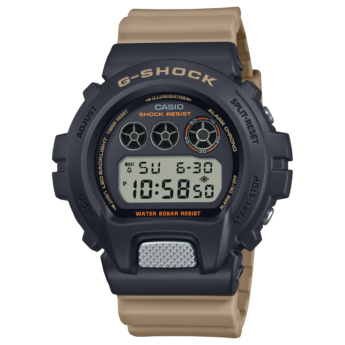 G-Shock Mens 200m Standard - DW-6900TU-1A5DR Casio