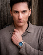 Edifice Mens 100m Sapphire Automatic - EFK-200D-2ADR