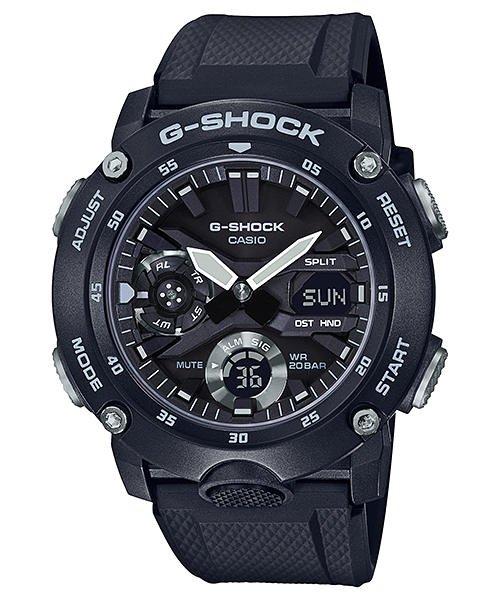 G-Shock Mens 200m Carbon Core - GA-2000S-1