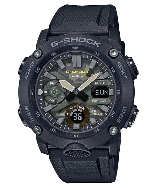 G-Shock Mens 200m Carbon Core - GA-2000SU-1