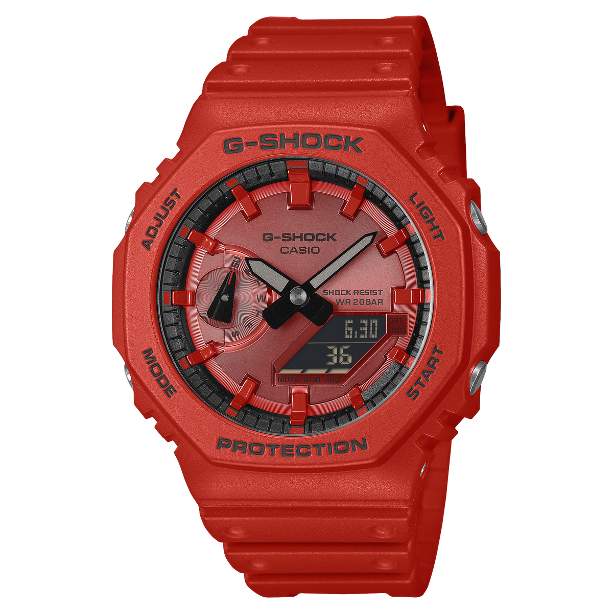 G-Shock Mens 200m Carbon Core - GA-2100RRB-4ADF