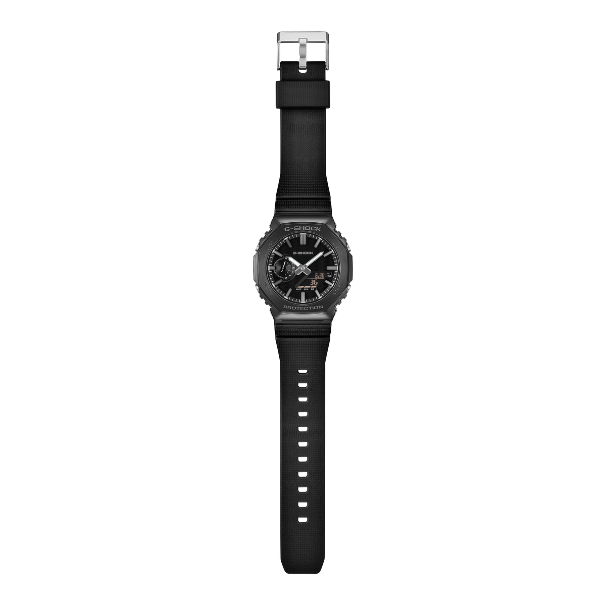G-Shock Mens 200m Luxe Black G-Steel - GM-2100LXB-1