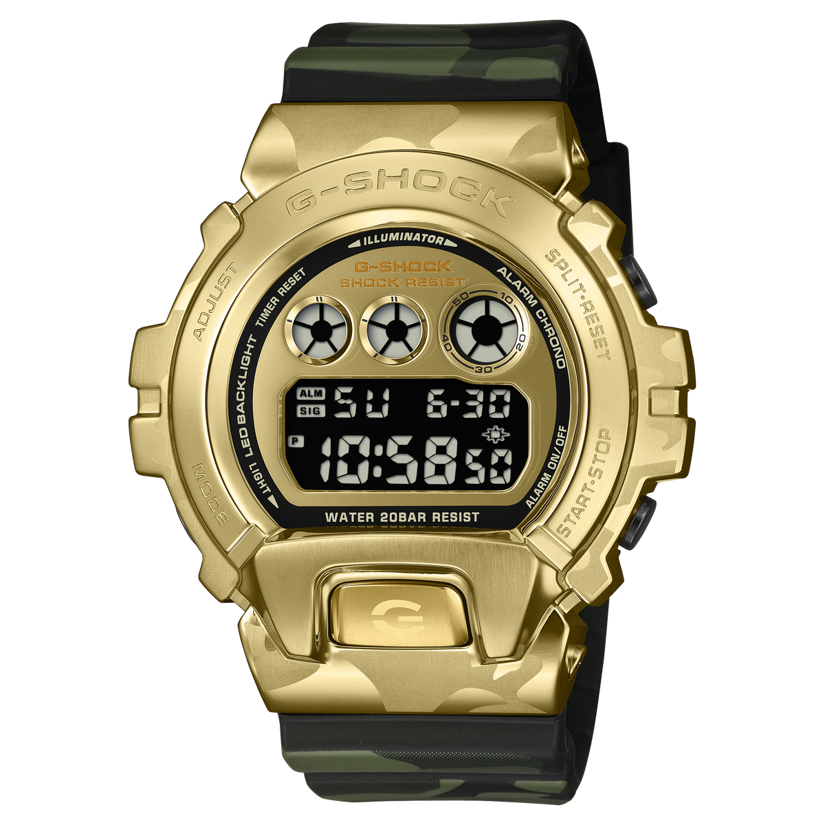 G-Shock Mens 200m Camo Series - GM-6900CMG-3