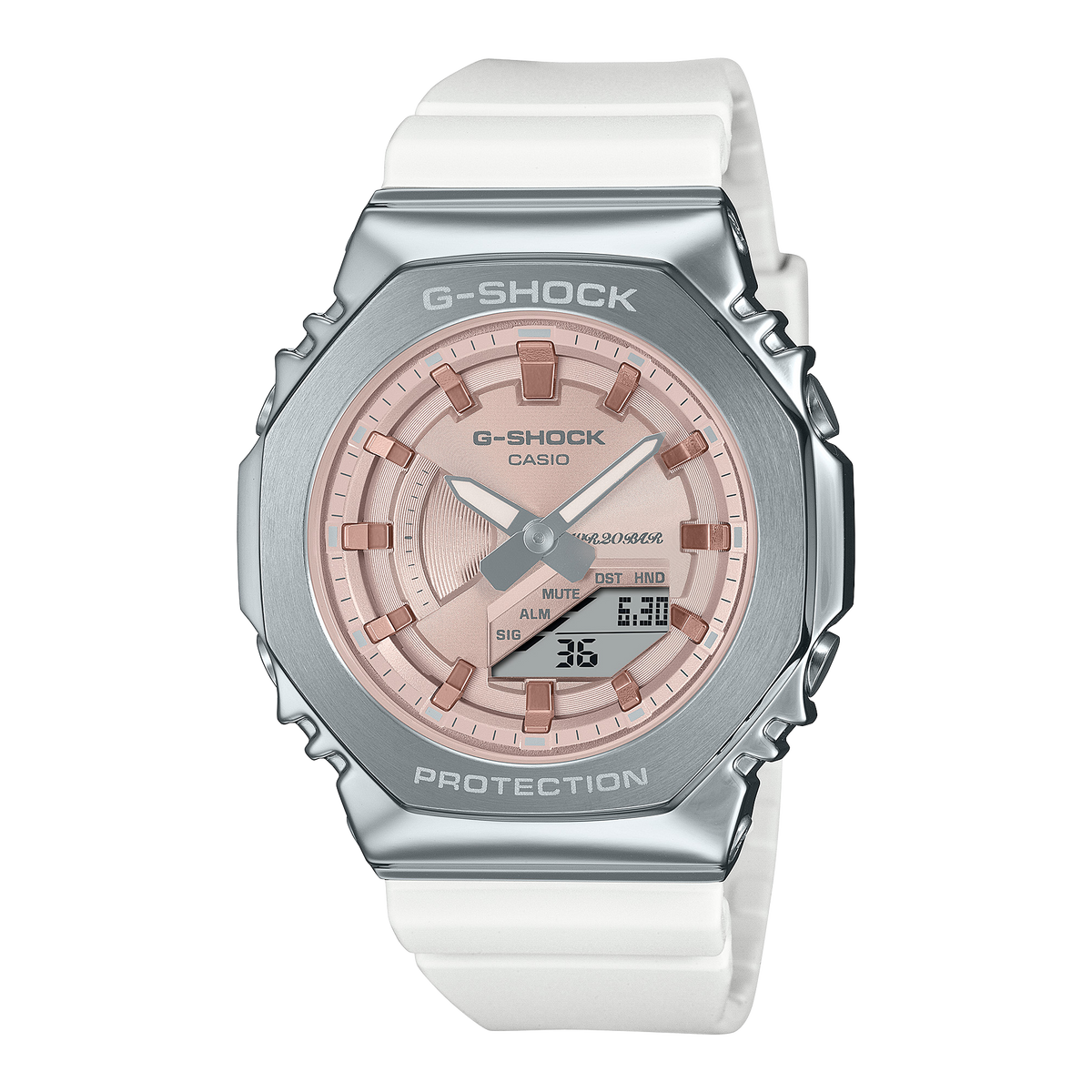 G-Shock Vroue 200 m G-staal - GM-S2100WS-7M