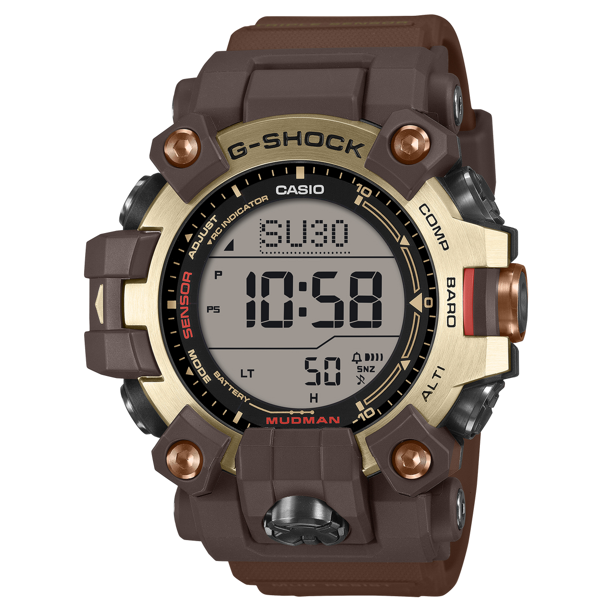 G-Shock Mens 200m Mudman Triple Sensor Solar - GW-9500MH-5