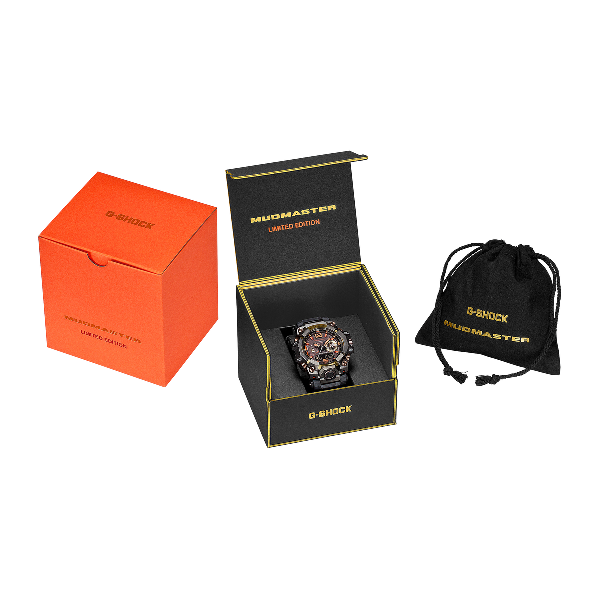 G-Shock Mens 200m Triple Sensor Bluetooth Solar Mudmaster - GWG-B1000MG-1A9