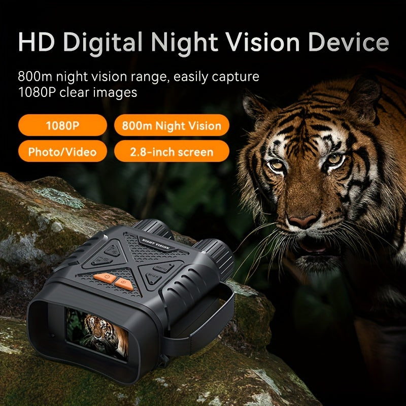 Night Vision Goggles With 10X Zoom Infrared For Hunting