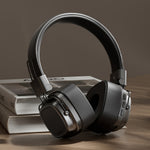 Retro-Inspired Wireless Headphones with Deep Bass