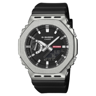 G-Shock Mens 200m G-Steel - GM-2100M-1