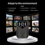 Portable Full HD 1080p Camcorder w Night Vision and 10hr Battery