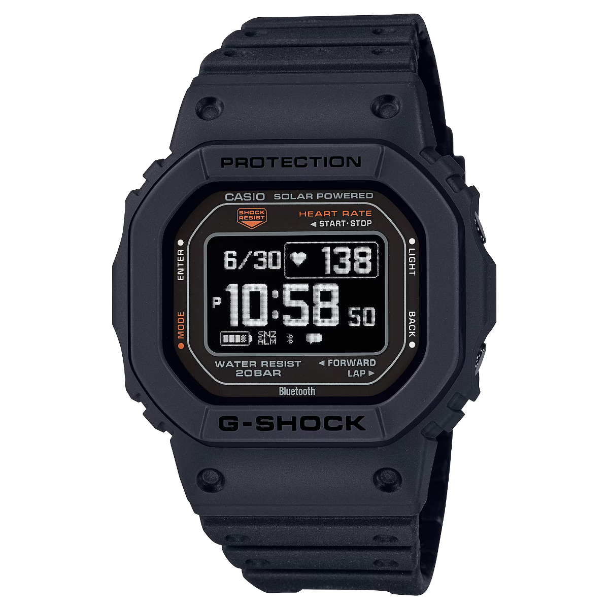 G-Shock Move Mens 200m Heart Rate Solar - DW-H5600-1– TCS Direct