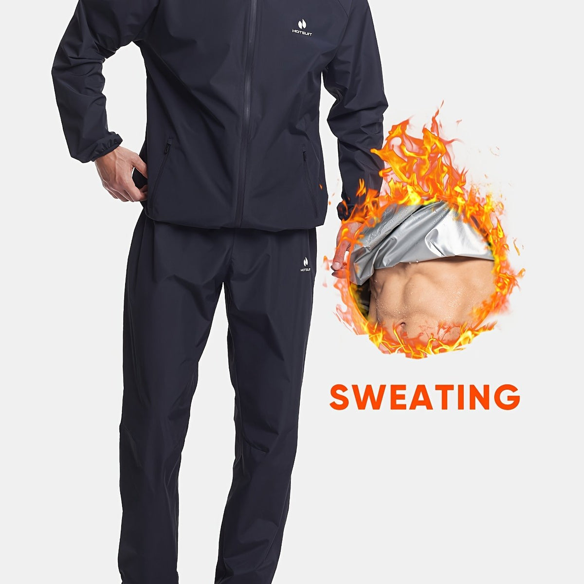 HOTSUIT - Hooded Sauna Suit for All Season Workouts
