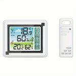 Wireless Weather Station Clock To Track Indoor & Outdoor Conditions