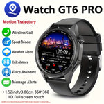 Paearofero - GT6 GPS Smartwatch With HD Display, Wireless Calls & 100 Sports Modes