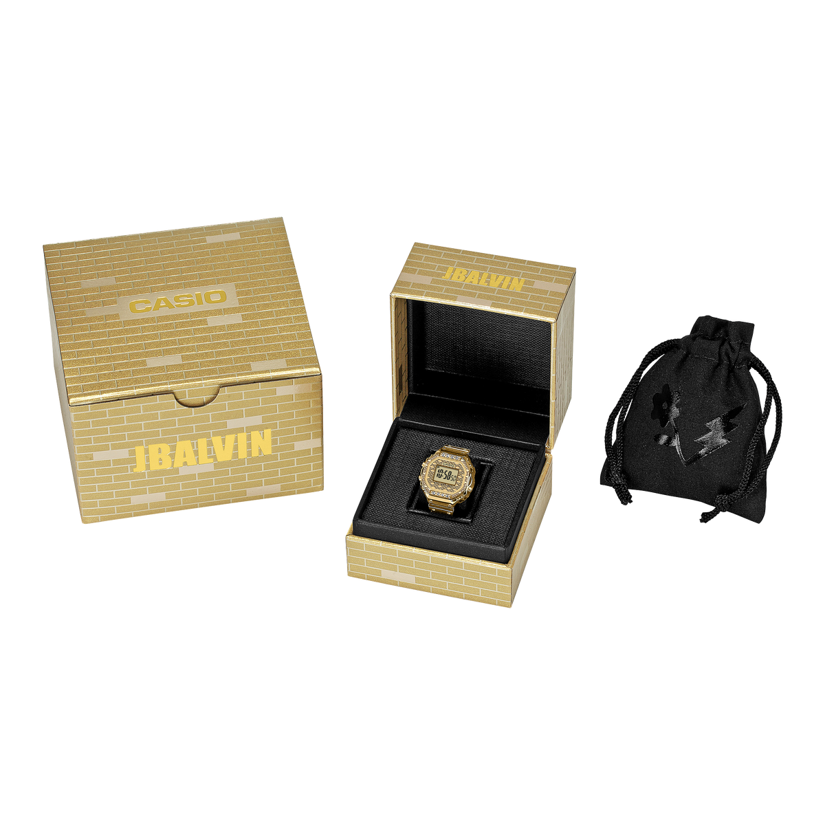 Casio J Balvin Collaboration Unisex Ring Watch - CRW-001JB-9DR