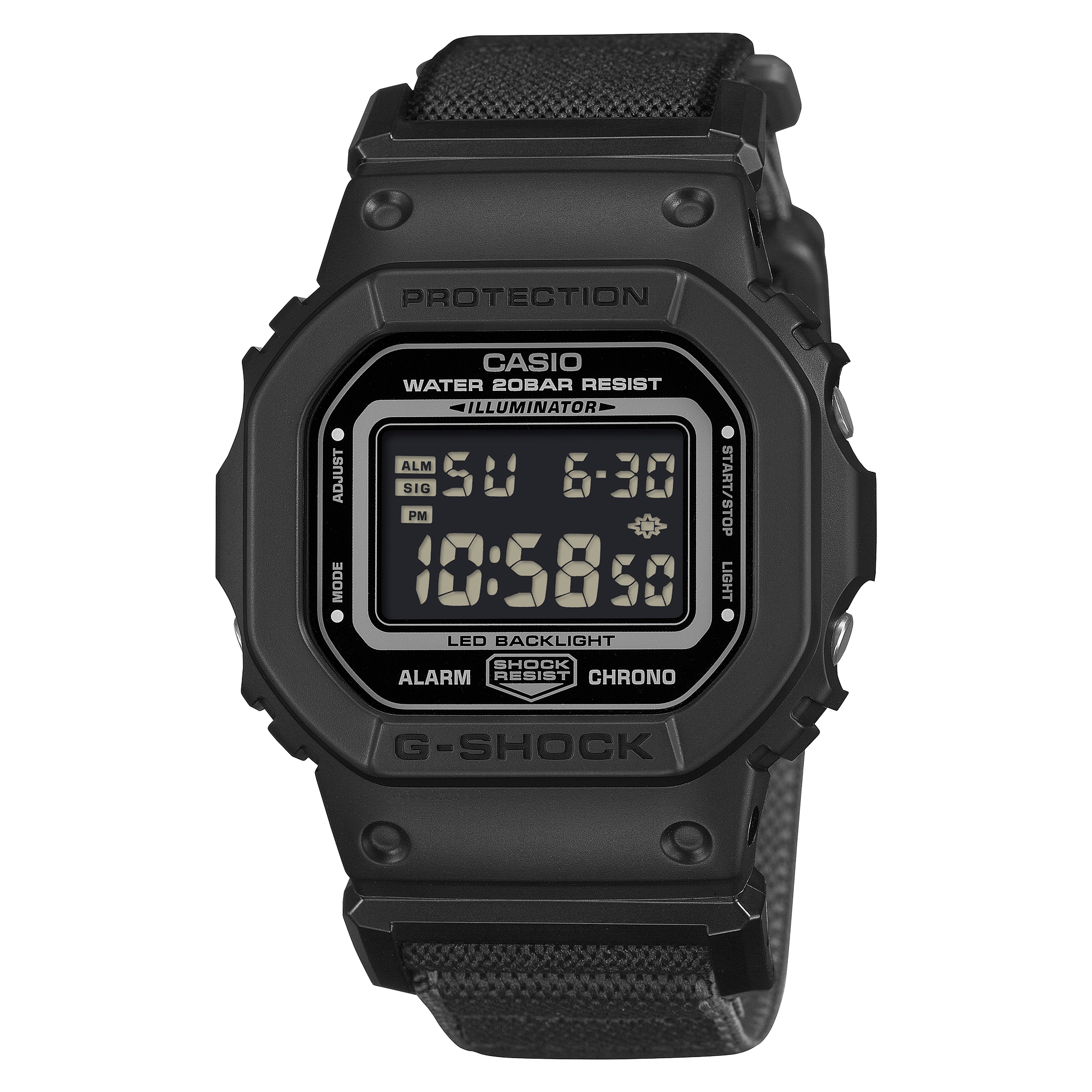G-Shock Mens 200m Standard Fidlock - DW-5600MNC-1DR– TCS Direct