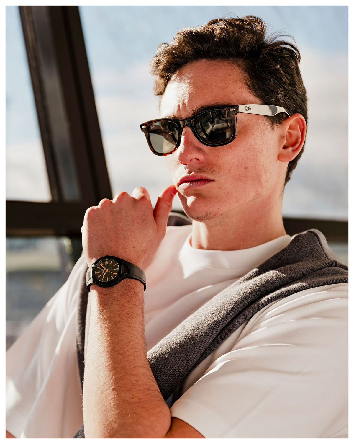 Edifice Mens 100m Sapphire Automatic - EFK-200XPB-1ADR