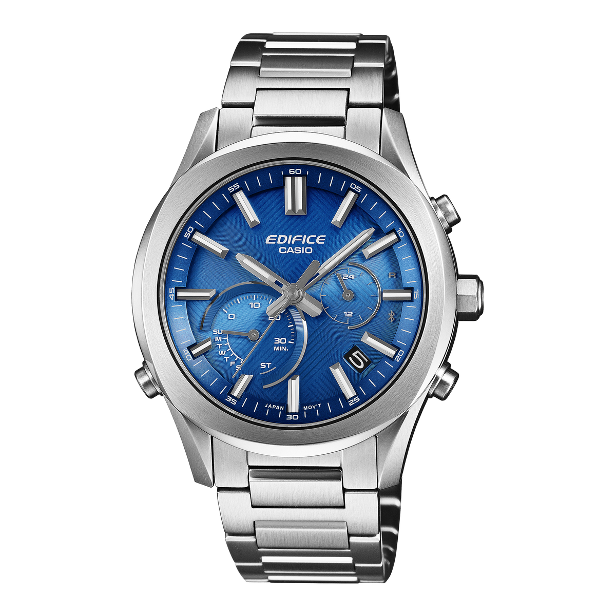Edifice Mens 100m Sapphire Solar Bluetooth - EQB-1300D-2ADF