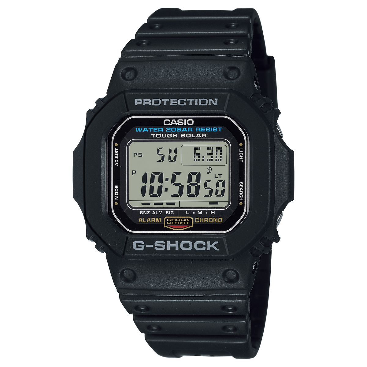 G-Shock Mens 200m Standard Solar - G-5600UE-1DR