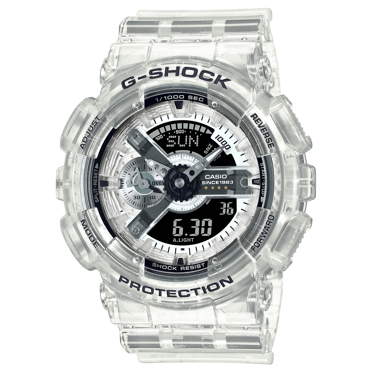 G-Shock Mens 200m Clear Remix 40th Anniversary Limited Edition - GA-114RX-7