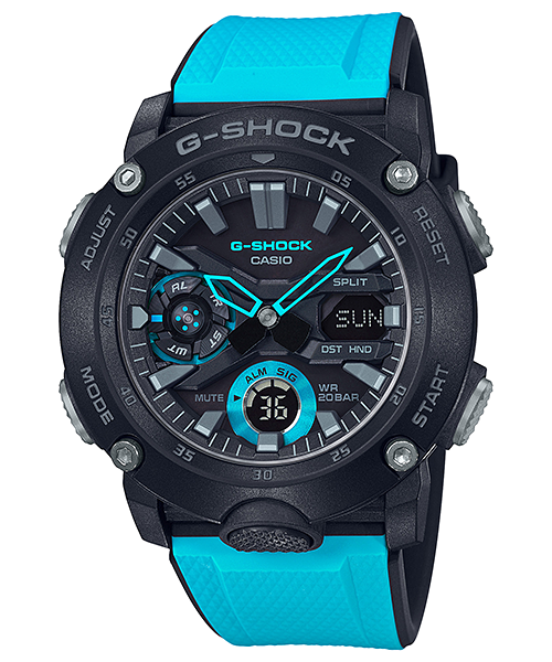 G-Shock Mens 200m Carbon Core - GA-2000-1A2