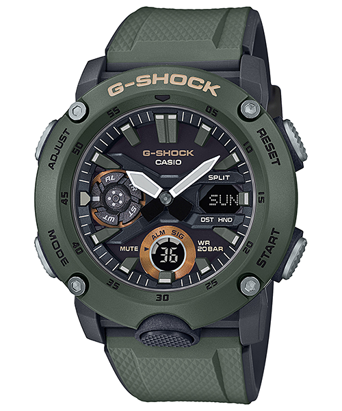 G-Shock Mens 200m Carbon Core - GA-2000-3