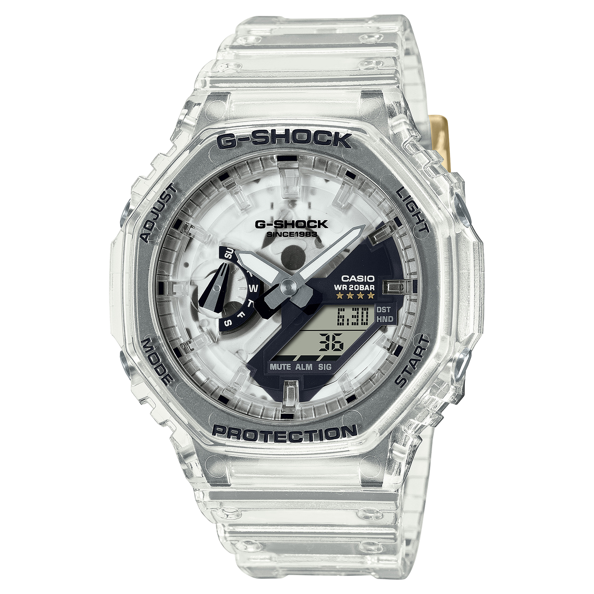 G-Shock Mens 200m Clear Remix 40th Anniversary Limited Edition - GA-2140RX-7