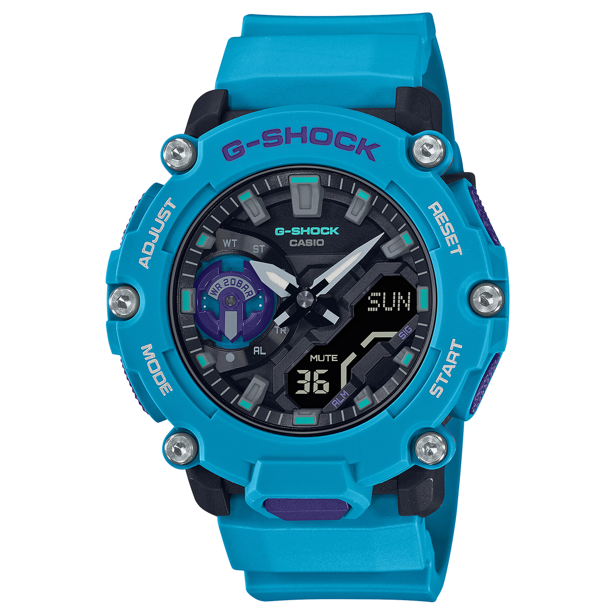 G-Shock Mens 200m Carbon Core - GA-2200-2