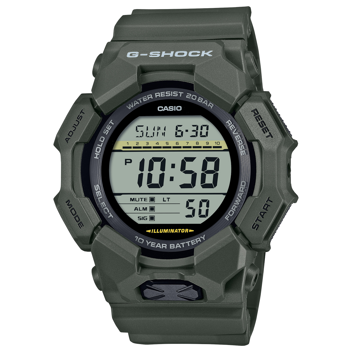 G-Shock Mens 200m Standard - GD-010-3DR