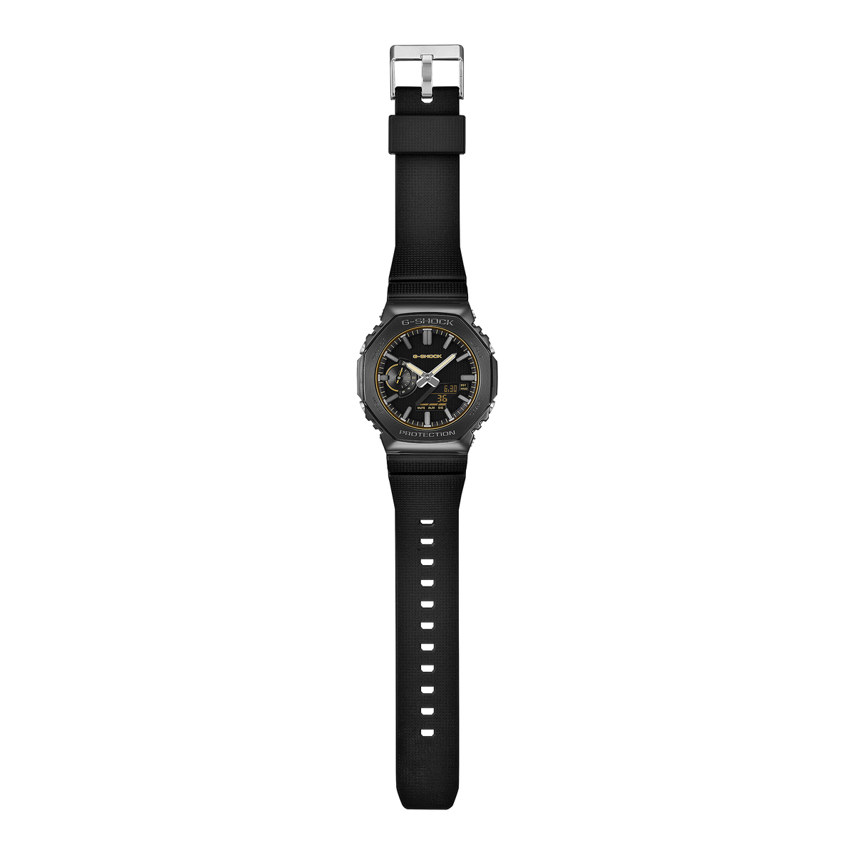 G-Shock Mens 200m Luxe Black G-Steel - GM-2100LXB-1A9