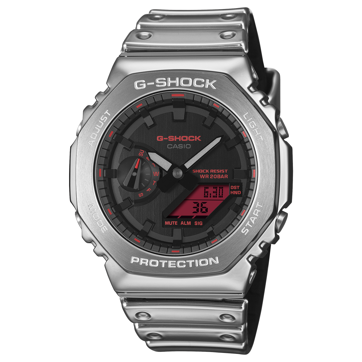 G-Shock G-Steel Mens 200m Fine Metallic Series - GM-2100YRA-8A