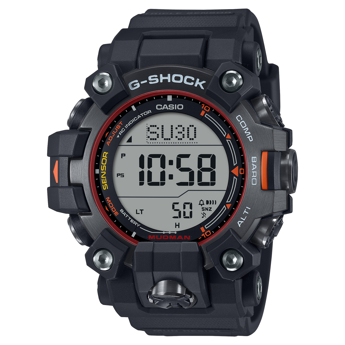 G-Shock Mens 200m Mudman Triple Sensor Solar (Emergency Colours)- GW-9500MEC-1