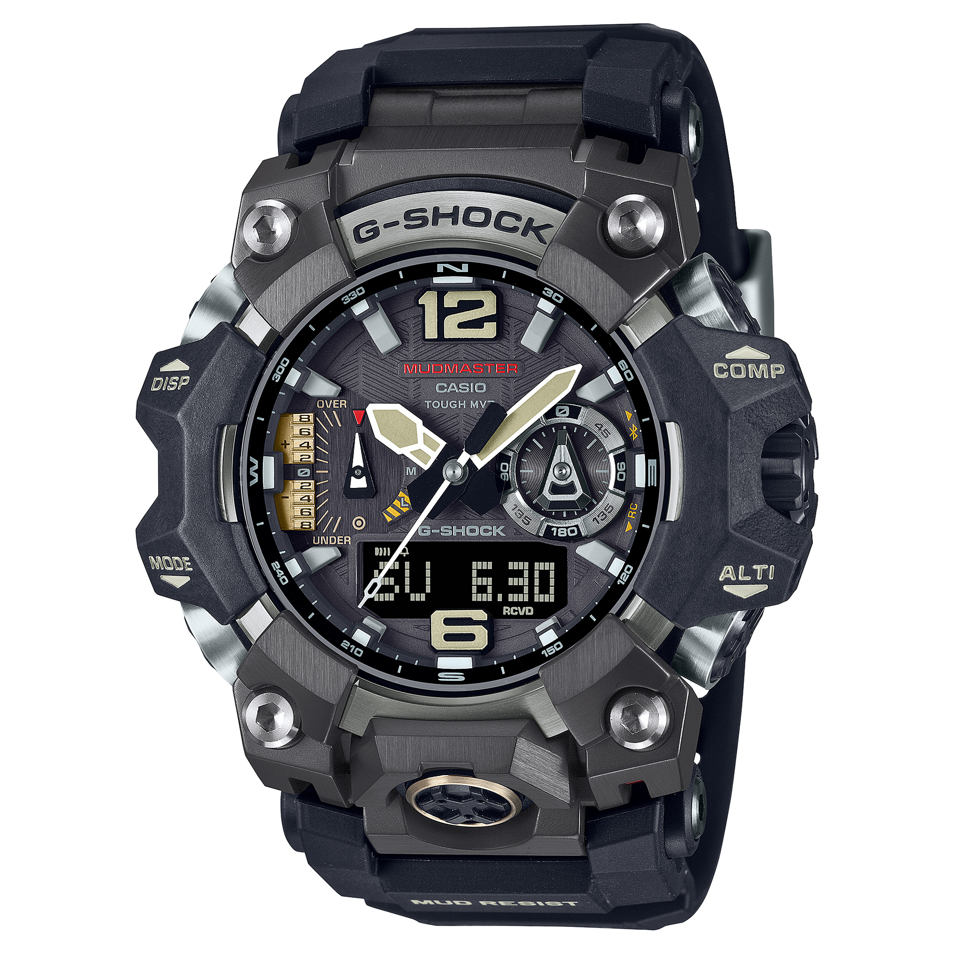 G-Shock Mens 200m Carbon Core Triple Sensor Mudmaster - GWG-B1000