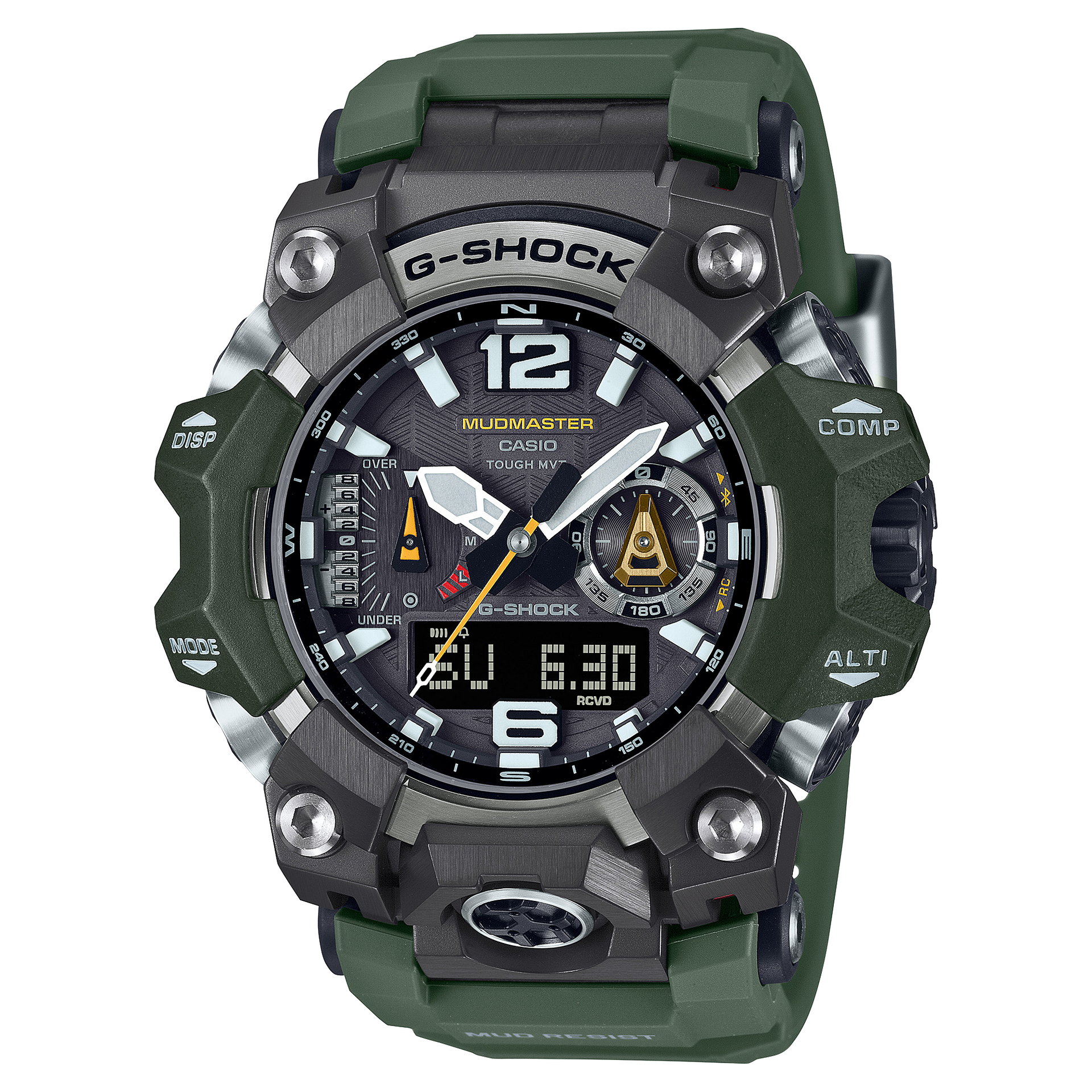 G-Shock Mens 200m Carbon Core Triple Sensor Mudmaster - GWG-B1000