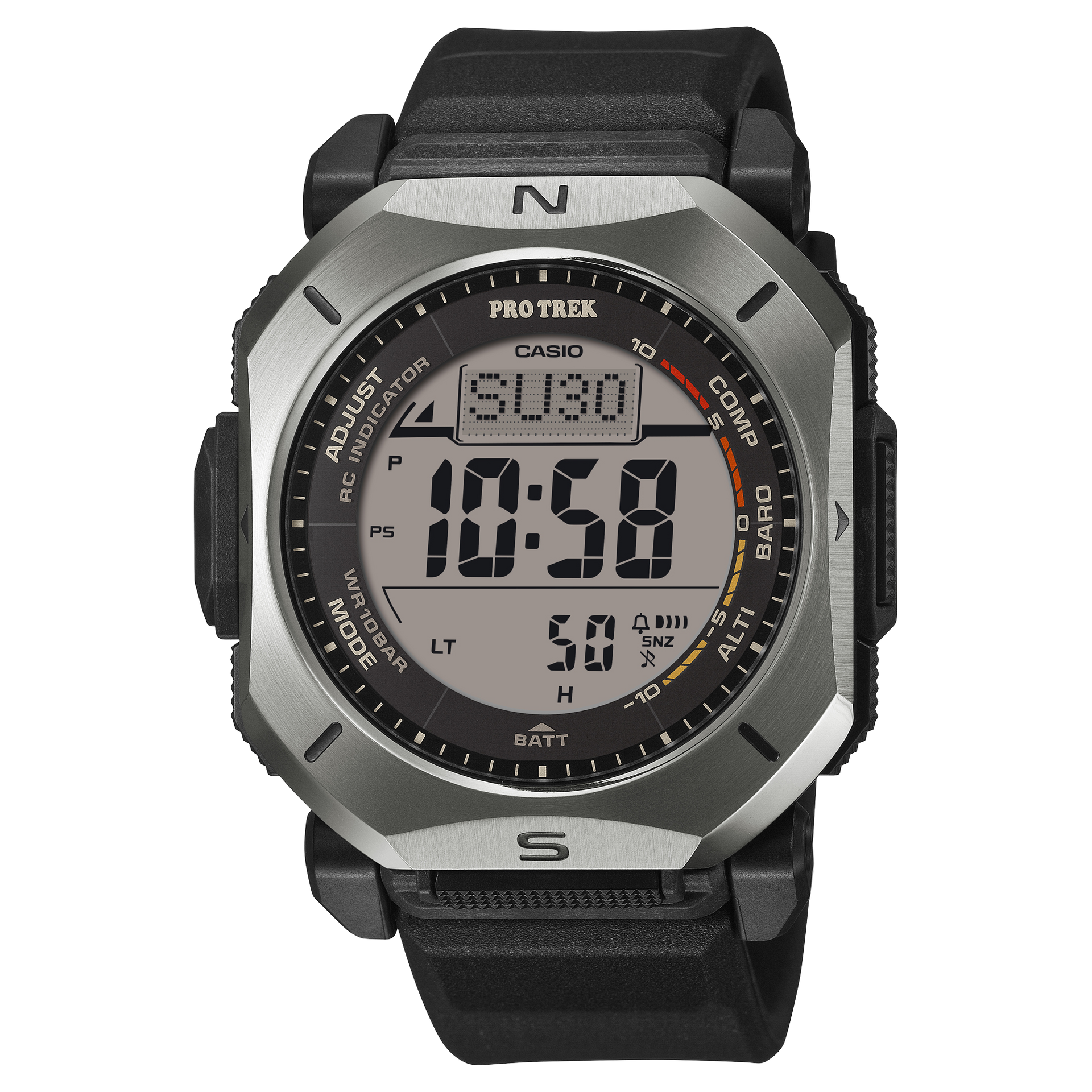 Protrek Climber Mens 100m Triple Sensor Radio Solar - PRW-69Y-1DR