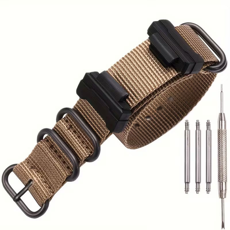 G-Shock Compatible Watch Strap - Sand Brown The Casio Shop