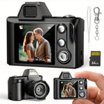 Mini HD Vlog Camera with 64GB Card Your Travel Essential