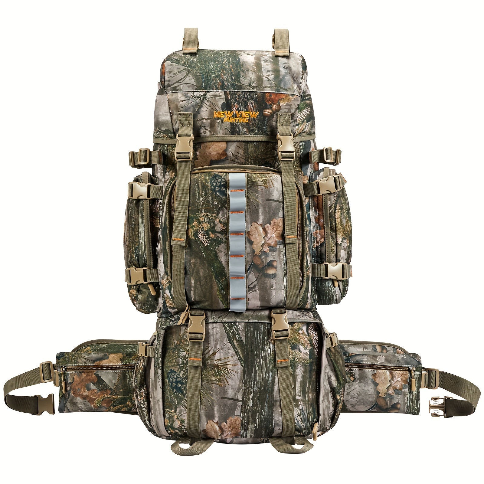 NEW VIEW 23rd Edition Camo Hunting Backpack: 60L Capacity, 11 Pockets ...