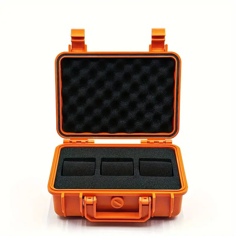 3 Slot Protective Storage Watch Box - Orange