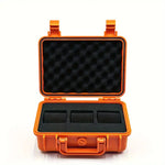 3 Slot Protective Storage Watch Box - Orange