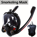 180 Panoramic Full Face Snorkel Mask with Camera Mount