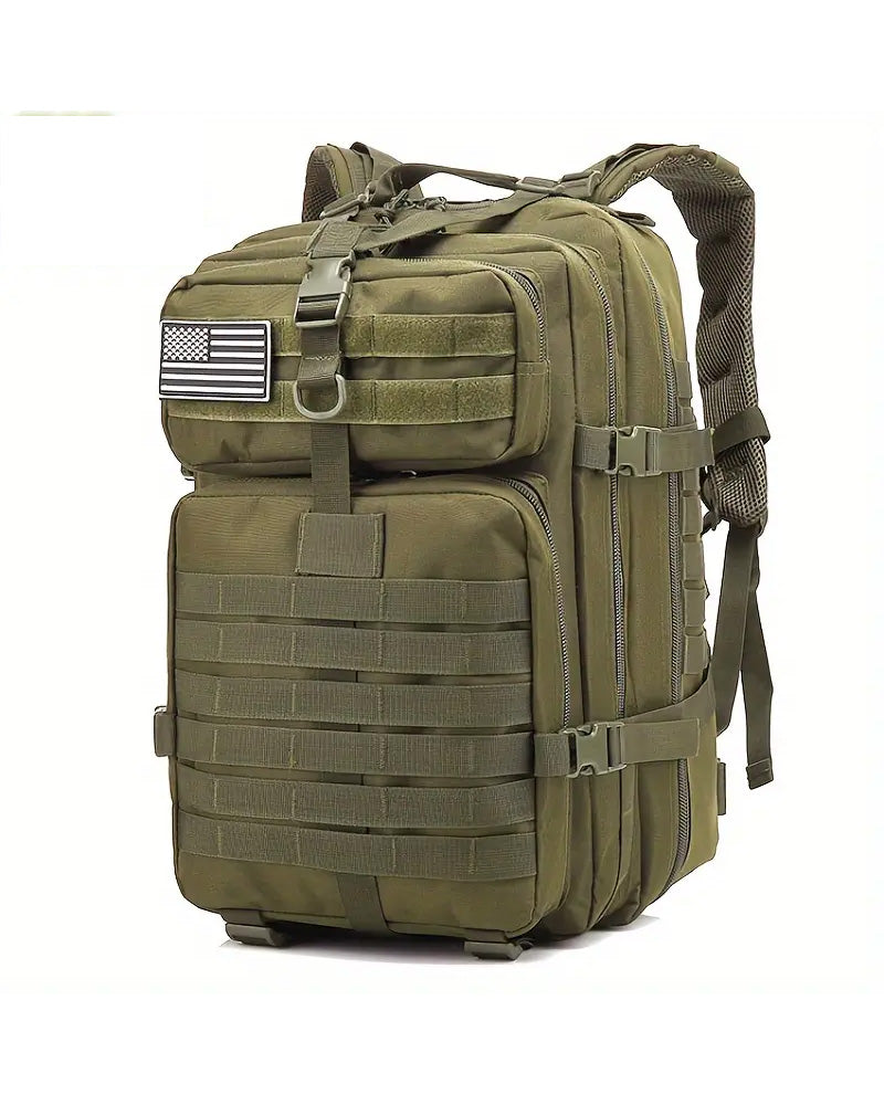 Waterproof 50L Nylon Tactical Backpack - Green
