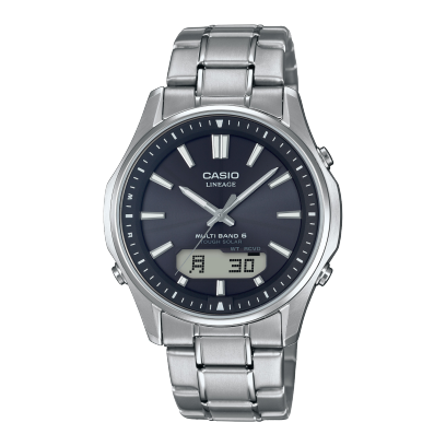 Lineage Men's 50m Titanium Solar Radio - LCW-M100TSE-1A