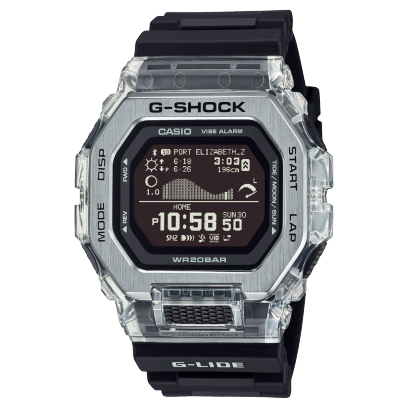 U*U様 GBX-100-1JF（G-LIDE） G-SHOCK G-Shock Mens 200m G-Lide Bluetooth - GBX-100S-1– TCS Direct